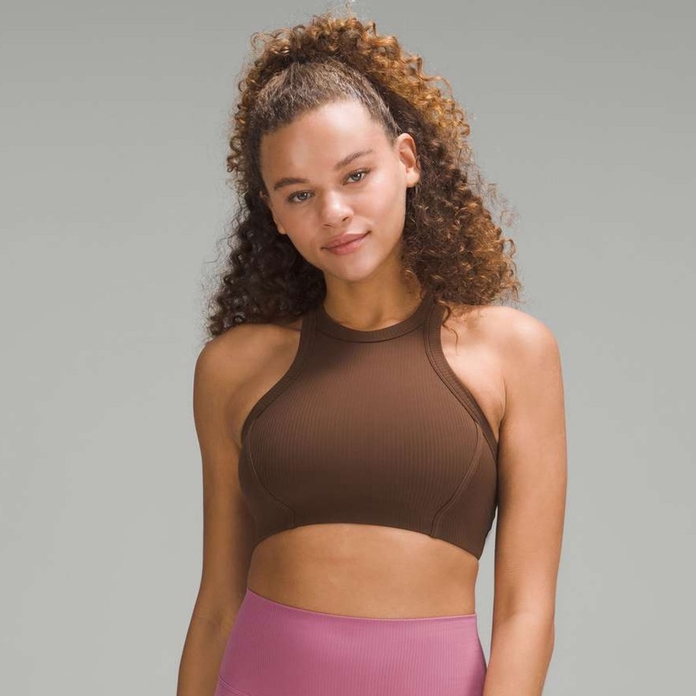 NWT Lululemon Ribbed Nulu High-Neck Yoga Bra